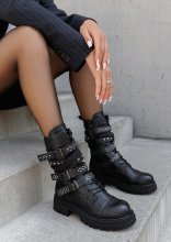 Mixed Brands - Boot with Studs 7668A - Black