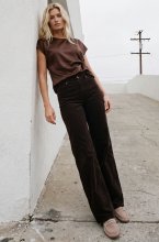 7 For All Mankind - Lotta Corduroy - Coffee Bean