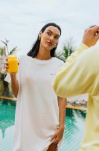 Acqua Limone - Donna Long Tee - White