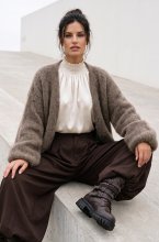 Blond Hour - Cortina Cardigan - Fango