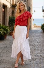 Blond Hour - Ibiza Maxi Skirt - White