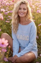 Blond Hour - I Want Magic Sweater - Blue