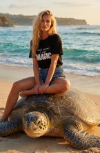 Blond Hour - I Want Magic Tshirt - Black