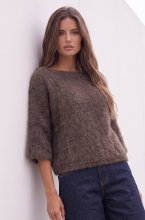 Blond Hour - Sorrento Boatneck Sweater - Taupe