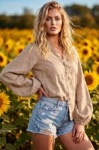 Blond Hour - Tuscany Blouse - Beige