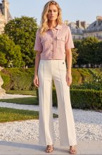 Busnel - Karin Solid Trouser - Ecru