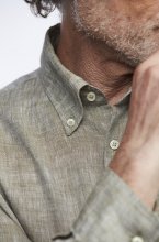 Hansen & Jacob - Linen Shirt Button Down - Green 52