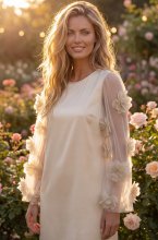 Ida Sjöstedt - Jess Dress - Cold Beige