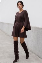 Ida Sjöstedt - Kendra Dress - Dark Brown
