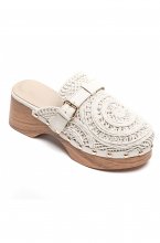 Mixed Brands - Mules Crochet 6627 - Beige