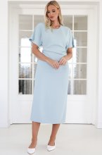 Mixed Brands - Dress short sleeve CBAB3638 - Light Blue