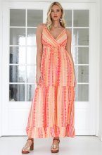 Mixed Brands - Dress Shirel Maxi - Orange