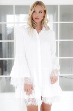 Mixed Brands - Dress with Lace 8505-3043 - White