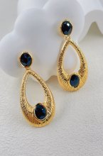 Mixed Brands - Earrings LLB051 - Gold Black