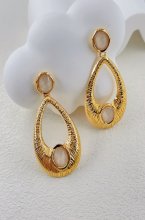 Mixed Brands - Earrings LLB051 - Gold Nude