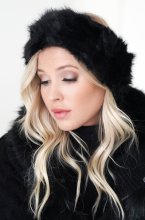 Mixed Brands - Head Band Faux Fur 4820 - Black