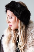 Mixed Brands - Head Band Faux Fur 4820 - Brown