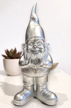Mixed Brands - Tomte Hjärta 10 x 13 x 29,5 - Silver