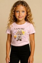 Mixed Brands Kids - Tshirt Labubu - Pink