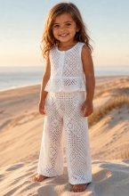 Mixed Brands - Lace Set with Top 25BF031 - White