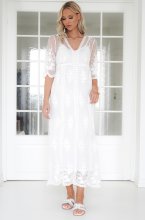 Mixed Brands - Lace Maxi dress RM211 - White