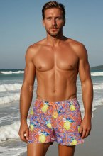 Mixed Brands - Swim Shorts 18395 - Lemon Orange