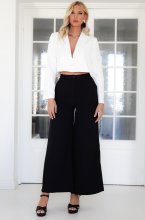 Mixed Brands - Wide Leg Palazzo Trousers 13305 - Black