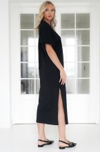 Mixed Brands - Tshirt dress larger sizes AR1597 - Black