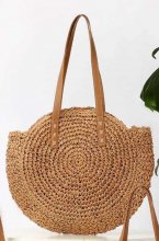 Mixed Brands - Round Straw bag 1350 - Beige
