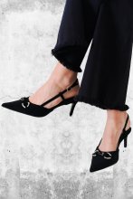 Mixed Brands - Slingback P-1458 - Black