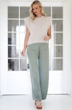 Mixed Brands - Wide Viskos Pant 2208 - Khaki