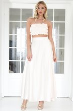 Mixed Brands - Top and Skirt set 606522 - Ecru