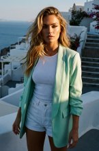 Mixed Brands - Emelie Blazer 22321 - Aqua Marine