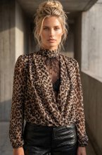 Mixed Brands - Blouse GL_1004 - Leo Black