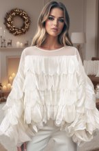 Mixed Brands - Chiffong Top 53023 - Beige