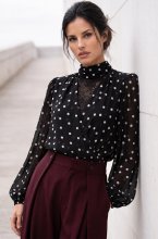 Mixed Brands - Blouse GL_1004 - Black Dots