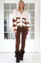 Mixed Brands - Skinnyjeans Chord 6990 - Camello