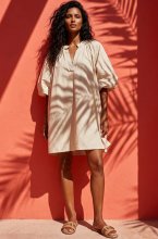 Mixed Brands - Cotton Dress 1857 - Beige