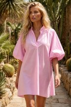 Mixed Brands - Cotton Dress 1857/TE3165 - Pink