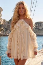 Mixed Brands - Chiffong Dress 606625 - Cream