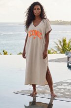 Mixed Brands - Iconic Tshirt dress 6261 - Beige