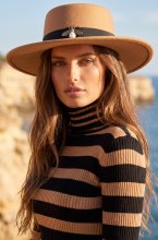 Mixed Brands - Hat with Bee CM3458-9BEE - Camel