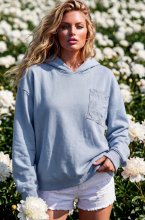 Mixed Brands - Hoodie LE003 - Blue