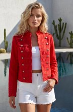 Mixed Brands - Napoleon Jacket Denim WH22796 - Red