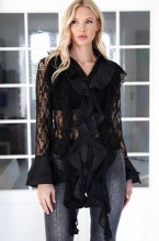 Mixed Brands - Lace Blouse 27527 - Black