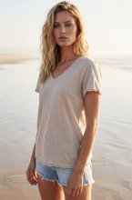 Mixed Brands - Linne Tshirt 0717 - Beige