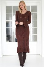 Mixed Brands - Long Cardigan J540 - Brown