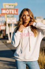 Mixed Brands - Hoodie Malibu 2130 - White
