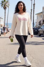 Mixed Brands - Malibu Sweater 2183 - Beige-Pink