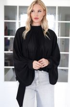 Mixed Brands - Plisse Blouse 24037 - Black
